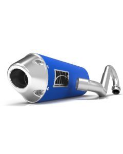 HMF Muffler Yamaha YFZ 450R-X 09-25 Candy Blue Performance Full System Exhaust Euro End Cap Side Mount