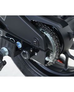 R&G Racing Black Spindle Sliders For 2022-2024 Honda Dax 125