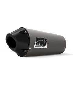 HMF Muffler Honda TRX 450R 04-05 Gun Metal Performance Slip On Exhaust Black Euro End Cap Side Mount