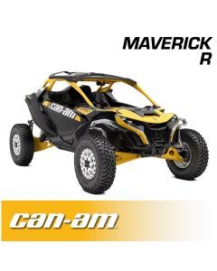 Rugged Radios Can-Am Maverick R Complete Communication Kit with Rocker Switch Bluetooth Intercom and 2-Way Radio