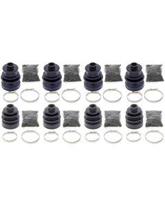 Complete Front & Rear Inner & Outer CV Boot Repair Kit YFM550 Grizzly 09-13