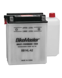 BikeMaster Performance Conventional Battery For Yamaha TX650 1974 White