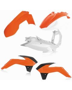 Acerbis 16 Orange Standard Plastic Kit for KTM - 2374135226