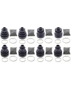 Complete Front & Rear Inner & Outer CV Boot Repair Kit Polaris RZR 800 2008-2010