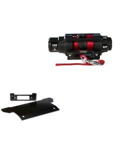 Viper 4500lbs V3 Winch Red Rope With Mount For Polaris Ranger Crew 570 2015-2016