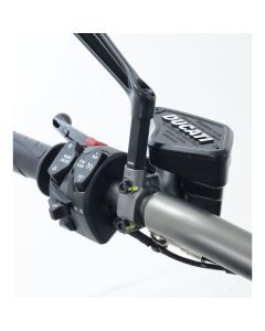 R&G Racing Black Mirror Risers For 2011-2018 Ducati Diavel