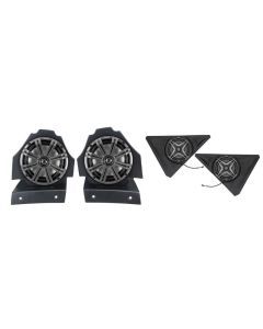 SSV Works Behind Seat 6.5" Kicker Speaker Pods With 8" Speaker Pods For Polaris Slingshot 15-21