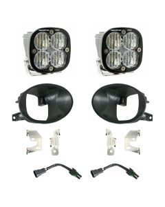Baja Designs Fog Pocket Light Kit Squadron Pro Series Spot Pattern Clear Lens 447864