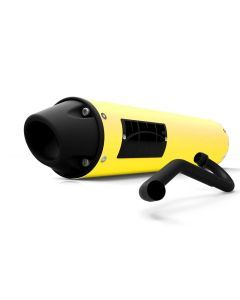 HMF Muffler Can-Am Outlander 1000 MAX 13-24 Sunburst Yellow Performance Full System Exhaust Blackout Euro End Cap