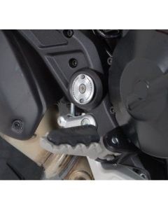R&G Racing Silver Frame Plug RHS For 2013-2014 Ducati Hypermotard 821