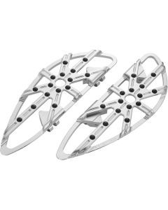 Arlen Ness 10-Gauge Chrome Driver Floorboards 410-006