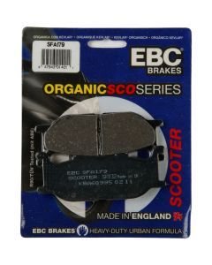 EBC 1 Pair Premium SFA Organic OE Replacement Brake Pads MPN SFA179