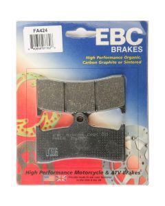 EBC 1 Pair Premium SFA Organic OE Replacement Brake Pads MPN FA424