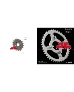 JT SPROCKETS Front and Rear Steel Sprocket Kit for OffRoad HONDA CT110 1980