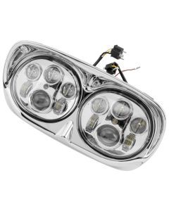 Letric Lighting Headlights For Road Glide Dual Chrome