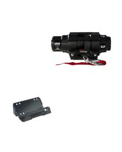 Viper 6000lbs V3 Winch Black Rope With Mount For Kawasaki Teryx 750 2014-2020