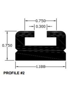 SPI Black Slide Runner Profile 2 66" 102-66-80
