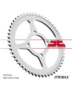 JT Sprockets Rear Steel Sprocket 54 Tooth 54T 428 Chain JTR1843.54