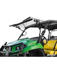 SuperATV John Deere Gator XUV550 Scratch-Resistant Flip Windshield FWS-JD-590M-70
