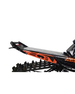 Straightline Hide 'N' Go Rear Bumper 155" SLASH Tunnel - Black Handle, Orange Plates Bumper with built in storage