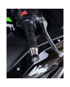 R&G Racing Black Bar End Sliders For 2014-2020 Kawasaki Ninja 250SL