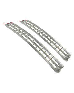 9 Feet x 12 Inches Arched Aluminum Loading Ramps
