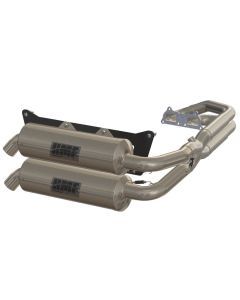 HMF Muffler Polaris RZR XP/4 1000 24-25 Stainless Titan-XL Dual Full System Exhaust Billet End Cap