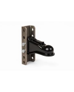 Adjustable Trailer Coupler with 5-Position Channel, 2-5/16" Ball, 14,000 lb Rating, 8 Inch Vertical Adjustment