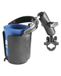 Ram Mounts Level Cup Drink Holder With U-bolt Mount Black - RAM-B-132R
