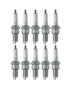 Set of 10 NGK Standard Spark Plugs for Kawasaki VN1500-E 2004-1998 Engine 1500cc