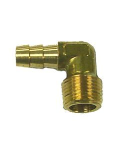 WSM 5/16'' Hose x 1/4'' Male Hose Barb 90 Degree Elbow COU220LDD