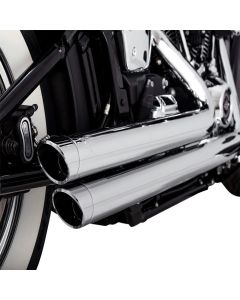 Vance & Hines Big Shots Staggered 2-2 Full Exhaust System Chrome 17341
