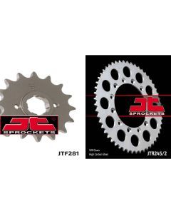 Front & Rear Sprocket Kit for HONDA XL500 R Pro Link 82 JT Sprockets