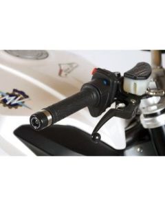R&G Racing Black Bar End Sliders For 2013-2016 MV Agusta Brutale 675