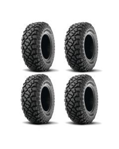 Kenda Set of Two K3204R Klever XT Tires (8 Ply) [28x10R-14] And Two (8 Ply) [30x10-14] Tires