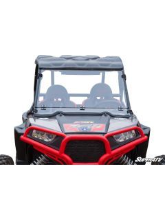 SuperATV Polaris RZR 900 Scratch Resistant Flip Down Windshield FDWS-P-RZR1K-001-70