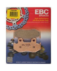EBC 1 Pair Sintered R Series Heavy-Duty Brake Pads MPN FA323R