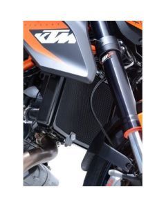 R&G Racing Black Aluminum Radiator Guard For 2016-2024 KTM 1290 Super Duke GT