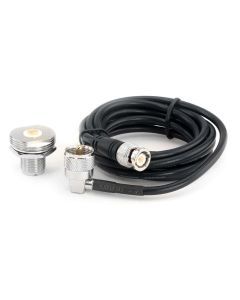 Rugged Radios 7 Ft Antenna Coax Cable Kit with BNC Connector for handheld radios - by Rugged Radios NMO-RACE-BNC