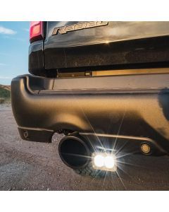 Baja Designs Reverse Light Kit Pair Dual S2 Series Wide Cornering Pattern Clear Lens For Ram 1500 Rebel 2019-2024 448027