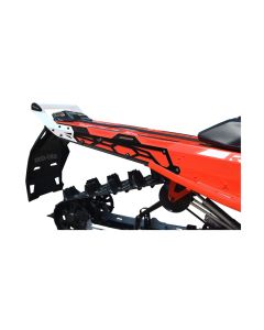 Straightline Hide 'N' Go Rear Bumper 154" Tunnel / 165" Expert (White Rear Handle) - Black