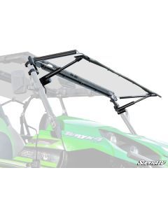 SuperATV Kawasaki Teryx MaxDrive Power Flip Windshield PFWS-K-TRX4-70