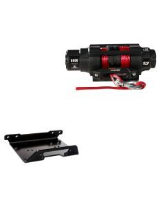 Viper 6000lbs V3 Winch Red Rope With Mount For Can-Am Maverick Max 1000R 2013-2018