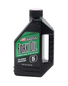 Maxima Racing Oil Performance Motorcycle Suspension Fork Oil 5W 16 oz 54916