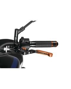 Puig 3.0 Clutch Lever Extendable Foldable Black/Orange - 24TNT