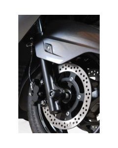 R&G Racing Black Fork Protectors For 2012-2017 Suzuki Burgman 400 AN400Skywave