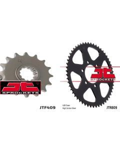 Front & Rear Sprocket Kit for SUZUKI DR125 SE R/S/T/V/W/X/Y 94-00 JT Sprockets