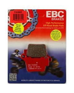 EBC 1 Pair Performance X-Series Carbon Brake Pads MPN FA368X
