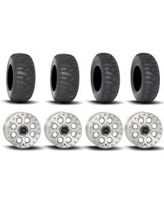 System 3 SB-7 Beadlock Machined 15" Wheels And SS360 Sand/Snow Tires [32x10-15] ,[32x12-15]
