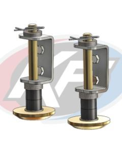 Kfi Plow Skid Kit 2-Pack- 105170-R